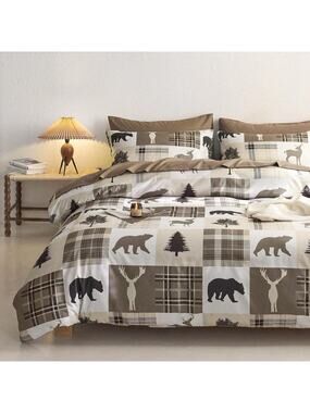 Wake In Cloud - Rustic Comforter Set